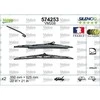 Valytuvų komplektas Valeo Silencio Performance X2 VM208, 550/525 mm
