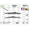 Valytuvų komplektas Valeo Silencio Performance X2 VM221, 525/525 mm
