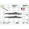 Valytuvai Valeo Silencio 650/650mm
