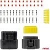 Vandeniui atspari 12 kontaktų elektros jungtis, 2,2 mm AMIO-04352