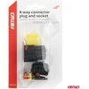 Vandeniui atspari 8 kontaktų elektros jungtis, 2,2 mm AMIO-04350