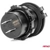 Vandeniui atsparus telefono įkroviklis su mėlynu LED apšvietimu, 2xUSB QC3.0 12/24V AMIO-04218