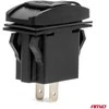 Vandeniui atsparus telefono įkroviklis su raudonu LED apšvietimu, USB + USB C QC3.0 12/24V AMIO-04229