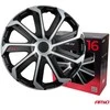 Versaco Ratų gaubtai 4 vnt. EVO, juodi ir sidabriniai 16"