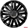 Versaco Ratų gaubtai 4 vnt. Royal, juodi 15"
