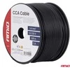 Viengyslis CCA kabelis, juodas, 1x1mm² 100m 5A 12/230V AMIO-04454