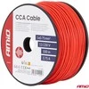 Viengyslis CCA kabelis, raudonas, 1x0.75mm² 100m 3.75A 12/230V AMIO-04450