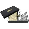 1546 Elite Poker size - Jumbo index žaidimo kortos dviguba kaladė (auksinės ir juodos) Copag