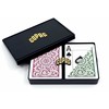 Copag 1546 Elite Poker Size Jumbo Index Žaidimo Kortos Dviguba Kaladė (Burgundiška ir Žalia)