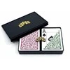 Copag 1546 Elite Poker Size Jumbo Index Žaidimo Kortos Dviguba Kaladė (Burgundiška ir Žalia)