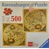 2 x 500 Dog &amp; Cat Puzzles - RAVENSBURGER dėlionė