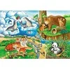 Ravensburger Dėlionė 2x12 vnt. - Zoologijos sodas