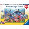 2X24 Puzzles: Underwater Beauty - RAVENSBURGER dėlionė