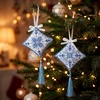 Abris Art 3D kalėdinis ornamentas „Šerkšno“ – siuvinėjimo kryželiu rinkinys
