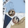 Abris Art Helovino dekoracija „Boo!“ stalo interjerui 13,2x6,6 cm