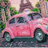 Abris Art Miesto vaizdo karoliukų siuvinėjimo rinkinys „La Vie en Rose“ 20x20