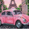 Abris Art Miesto vaizdo karoliukų siuvinėjimo rinkinys „La Vie en Rose“ 20x20