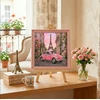 Abris Art Miesto vaizdo karoliukų siuvinėjimo rinkinys „La Vie en Rose“ 20x20