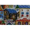 Abris Art Mini karoliukų siuvinėjimo rinkinys „Spalvingi namai“ 15x15 cm
