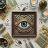 Abris Art Mini karoliukų siuvinėjimo rinkinys „Žvilgsnio alchemija“ 15x15 cm
