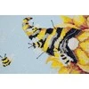 Abris Art Siuvinėjimo kryželiu rinkinys „Bitininkas“, 14 ct mėlyna drobė, 30×22 cm