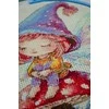 Abris Art Siuvinėjimo kryželiu rinkinys su lankeliu „Mažoji burtininkė“ 15x15 cm