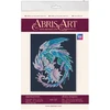 Abris Art Siuvinėjimo kryželiu rinkinys Mažasis drakonas, 14 ct, PRECIOSA, 17,5×17,5 cm