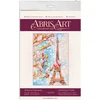 Abris Art Siuvinėjimo kryželiu rinkinys Rytas Paryžiuje, 17×25 cm, 38 spalvos