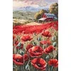 Abris Art Siuvinėjimo kryželiu rinkinys „Aguonos saulėlydyje“ 30x19 cm