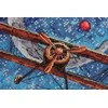 Abris Art Siuvinėjimo kryželiu rinkinys „Virš debesų“, 20×25 cm, 14 ct, 30 spalvų