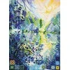 Abris Art Siuvinėjimo kryželiu rinkinys Aušra virš upės, 28x38 cm, 14 ct, 56 spalvų