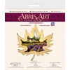 Abris Art Siuvinėjimo kryželiu rinkinys Provanso natos su mediniu lapo formos rėmeliu