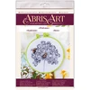 Abris Art Siuvinėjimo kryželiu rinkinys „Bitės“ su karoliukais, 14 ct, 15x15 cm