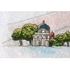 Abris Art Siuvinėjimo kryželiu rinkinys „Spalvoti kupolai“, 38x18 cm AAH-110