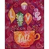 Abris Art Siuvinėjimo kryželiu rinkinys „Spalvingas ruduo“, 20x25, juodas 14 ct