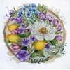 Abris Art Siuvinėjimo kryželiu rinkinys „Gėlių akimirka“ 26x26 cm AAH-287