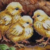 Abris Art Siuvinėjimo kryželiu rinkinys „Višta kieme“ 23x30 cm, gyvūnai