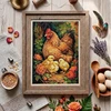 Abris Art Siuvinėjimo kryželiu rinkinys „Višta kieme“ 23x30 cm, gyvūnai