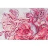 Abris Art Siuvinėjimo kryželiu rinkinys Gėlių gracija, 14 ct, 22 spalvos, 15×18 cm