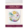 Abris Art Siuvinėjimo kryželiu rinkinys „Spalvų magija“, 14 ct, 38 spalvų, 25×23 cm