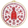 Abris Art Siuvinėjimo kryželiu rinkinys „Jauku“ su karoliukais, 30x30, Zweigart 14 ct
