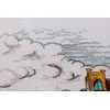 Abris Art Siuvinėjimo kryželiu rinkinys „Spalvotas miestas 2“, 14 ct, 22×21 cm