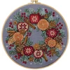 Abris Art Siuvinėjimo kryželiu rinkinys „Kalėdų stebuklai“ 28x28 cm, pilka Aida