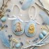 Abris Art Velykinis dekoracijų rinkinys „Easter Company“, 15×5 cm