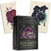 Adams Media The Goth Garden: Dark Blooms – 50 gotikinių botaninių atvirukų rinkinys