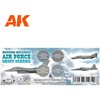 AK Interactive 3-ios kartos akrilai: HAF Ghost Scheme rinkinys AK11753