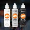 AK Interactive 3 kartos baltas akrilinis gruntas, 100 ml