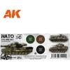 AK Interactive 3 kartos NATO akrilinių dažų rinkinys (3 spalvos)