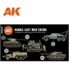AK Interactive 3rd Gen akriliniai dažai Artimųjų Rytų karo, 6 spalvos AK11648