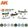 AK Interactive 3rd Gen akrilinių dažų rinkinys SSRS lėktuvams 1930–41, AK11740